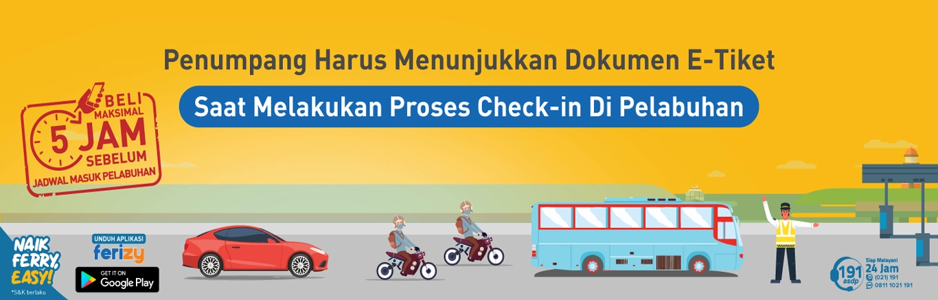 Menunjukkan E-Ticket New